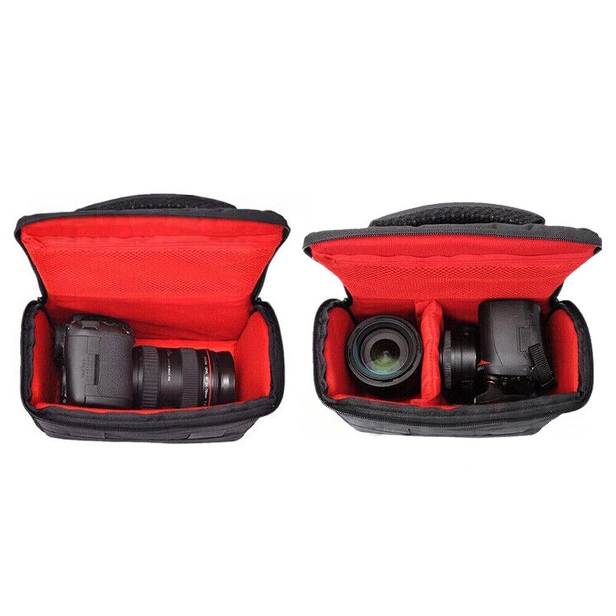 Waterproof DSLR Camera Bag Shoulder Lens Carry Case - For Canon Nikon EOS SLR Sony