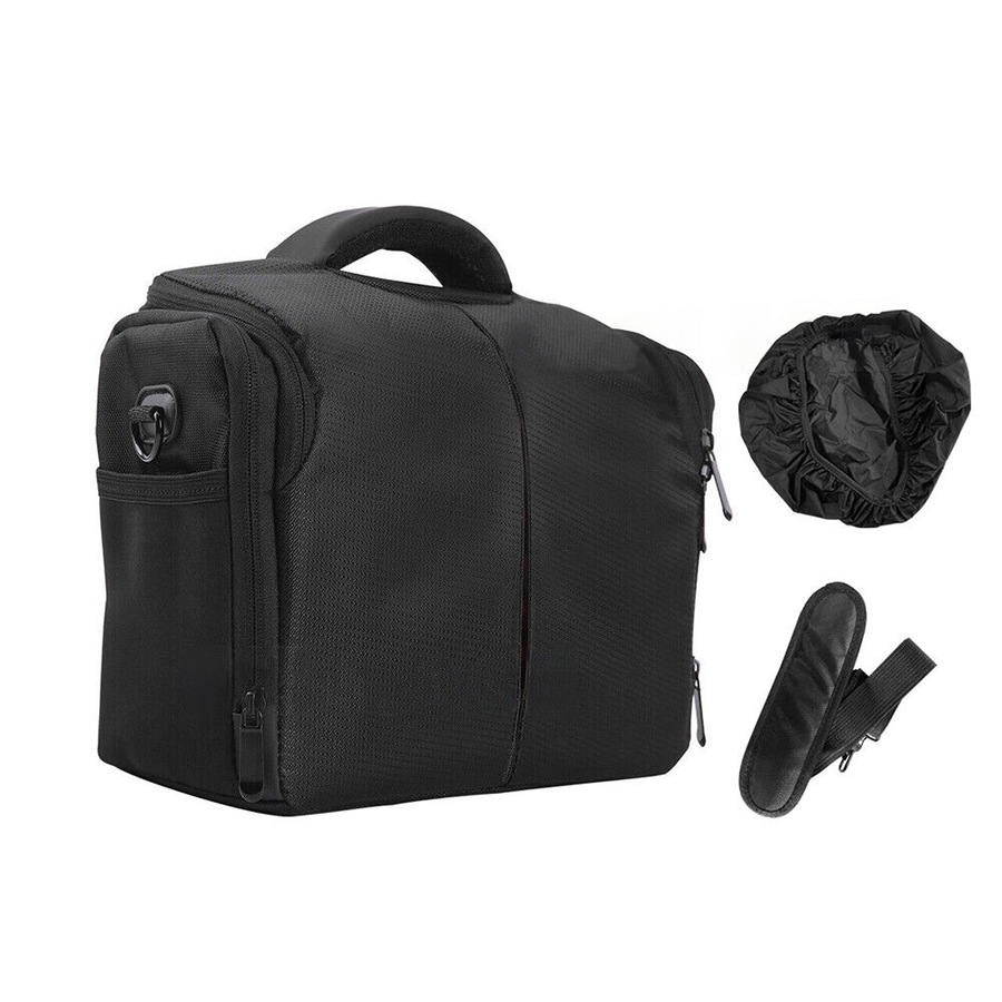 Waterproof DSLR Camera Bag Shoulder Lens Carry Case - For Canon Nikon EOS SLR Sony