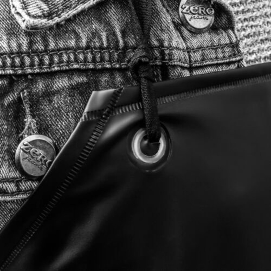 Waterproof PVC Plastic Apron Heavy Duty PU Black Orange Protective Industrial