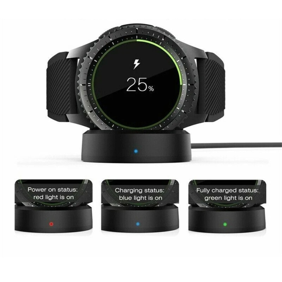 Wireless Fast Charger for Samsung Gear S3 Frontier S2 Watch Charger for Samsung