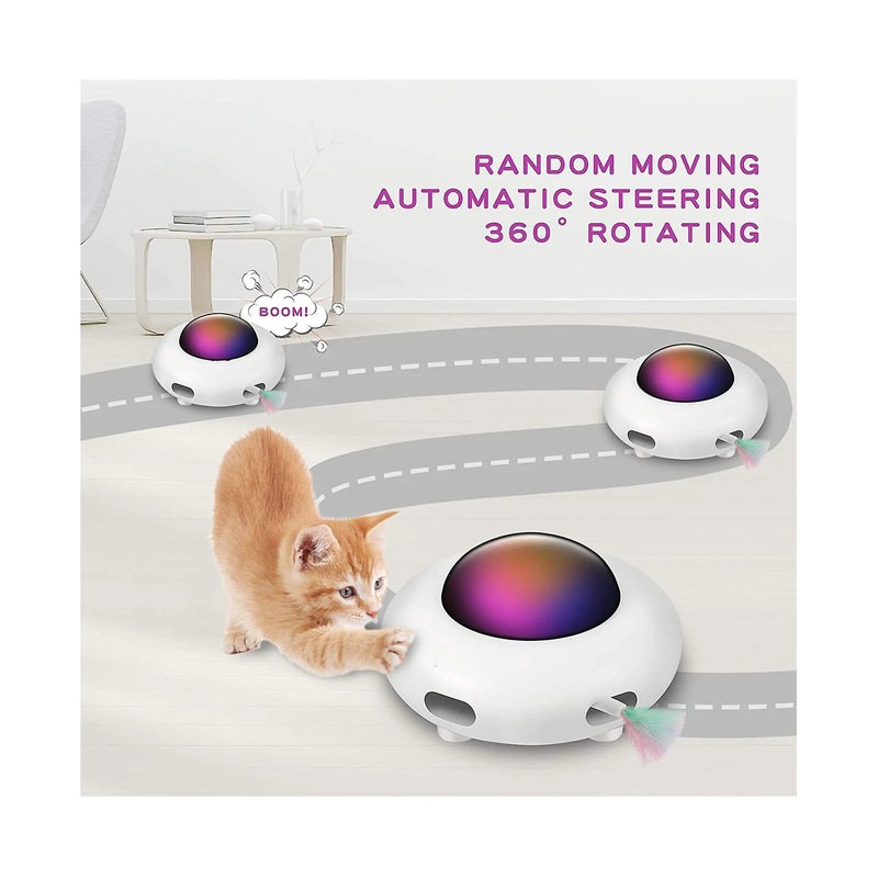Buy Ufo Interactive Electronic Cat Toy(smart Mode, Low Noise, Auto Shut