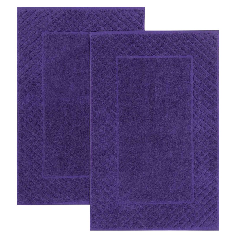 Buy Bourgeois - 2 Piece Bath Mats Set (Purple) - MyDeal