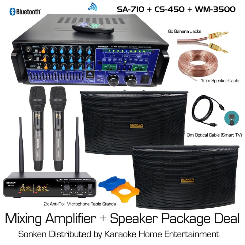 Buy Sonken Home Karaoke Studio Package Deal (SA710 Amp + CS450