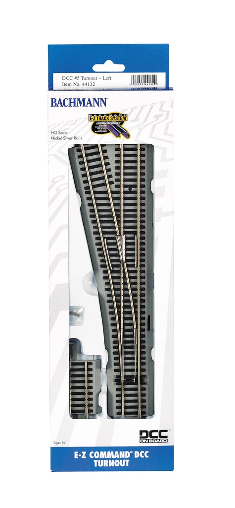 Buy Bachmann E-Z Command DCC #5 Turnout, Left, HO Scale - MyDeal Australia