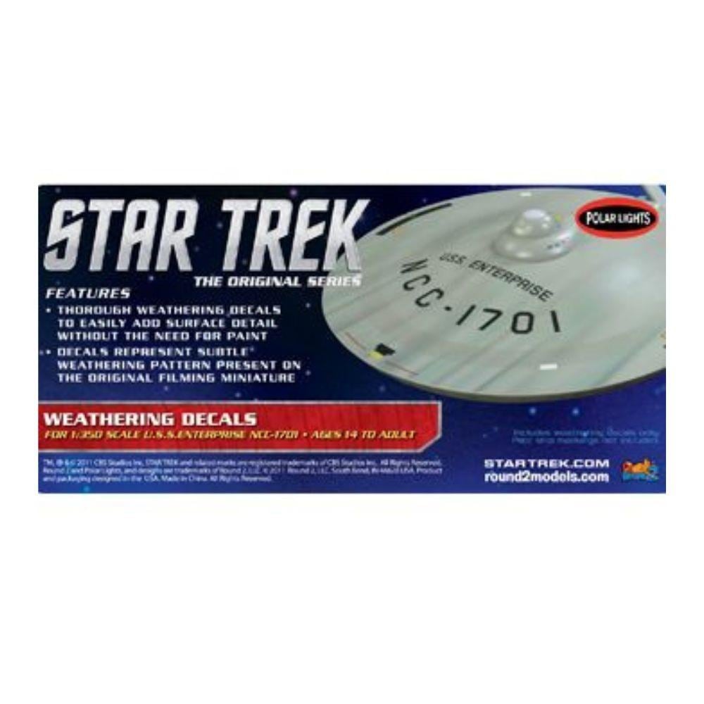 Maquette USS Enterprise Refit Star Trek échelle 1:350 - Polar Lights, +150 Pièces, Baie D'accueil Intérieure, 88,9 Cm