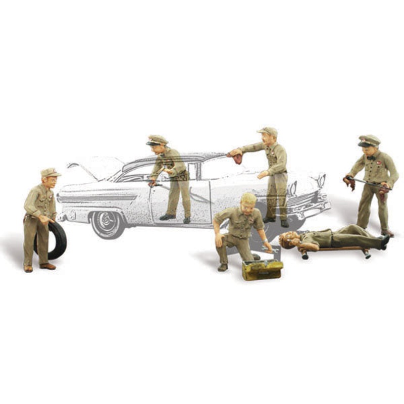 Buy Woodland Scenics Ho Service Station Attendants MyDeal