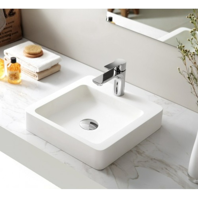 Buy GRANDE380 Above Counter Basin Solid Stone MyDeal