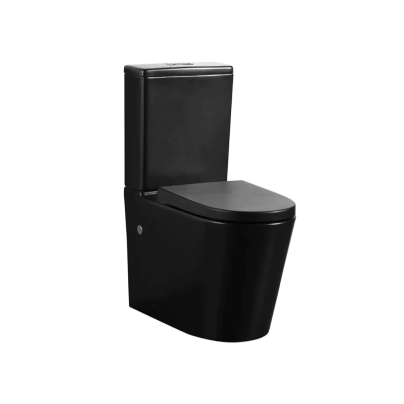 Buy KDK 022R-MB Avis Rimless Toilet Suite - Matte Black - MyDeal