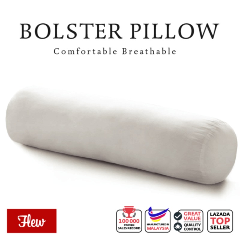 Buy Hug Bolster Pillow 0.9kg Soft Pillow Hallow fiber Fill 21cm x 90cm