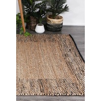 Mahal Black Boarder Jute Rug