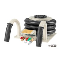 3T Triple Bag Pneumatic Air Jack 6600LBS Quick Lifting 3-5s Lift up to 40cm for Car SUV Minitruck-Heavy Duty Compressed Tools