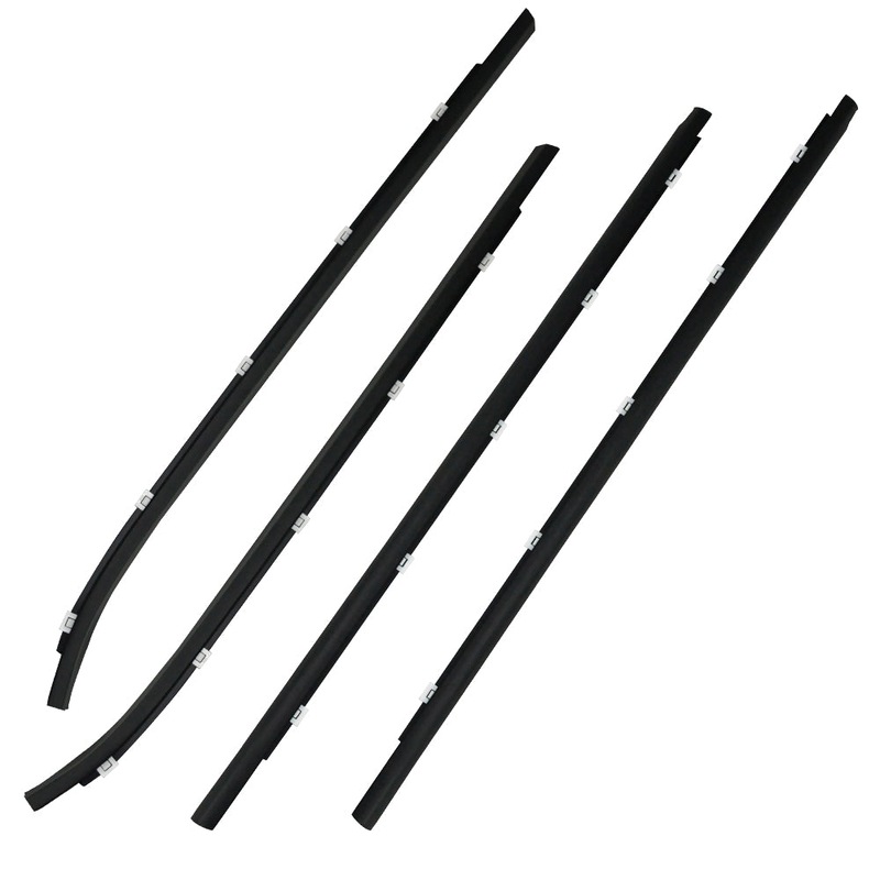 Buy 4pcs Weather Strip Window Moulding Trim Seals for Hyundai I30 FD