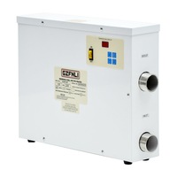 5.5KW/220V Electric Pool Water Heater Temperature Adjustable Digital Heating Thermostat with Fuse/Dry Burn Protection for Swimming Pool Spa and Hot Springs