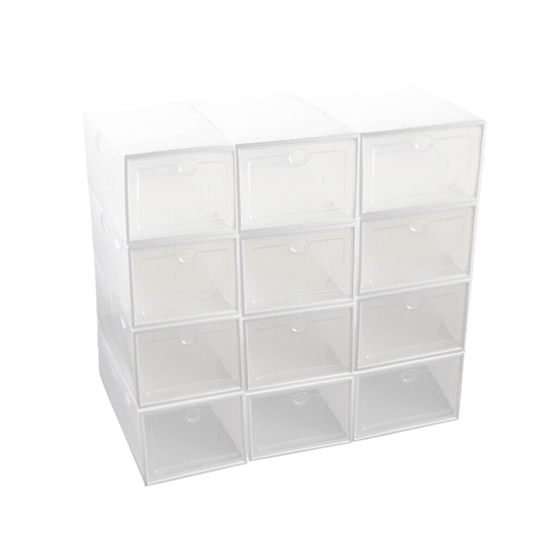 Buy Shoe Display Cases Plastic Boxes Drawer Oragnizer - MyDeal