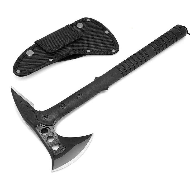Buy Tactical Tomahawk Throwing Hatchet, Versatile EDC Axe Emergency Breaching Tool MyDeal
