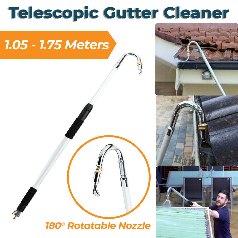 Buy Telescopic Gutter Cleaner Wand Brass Fittings - MyDeal