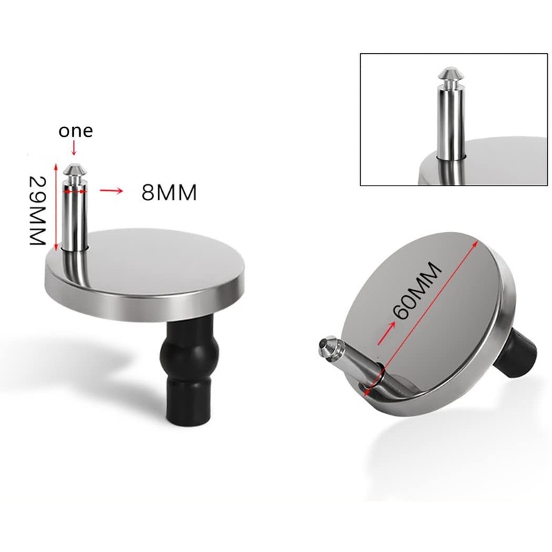 Buy 1 Pair Universal Toilet Seat Hinge Bolt Screw for Top Mount Toilet Seat Hinges, Quick