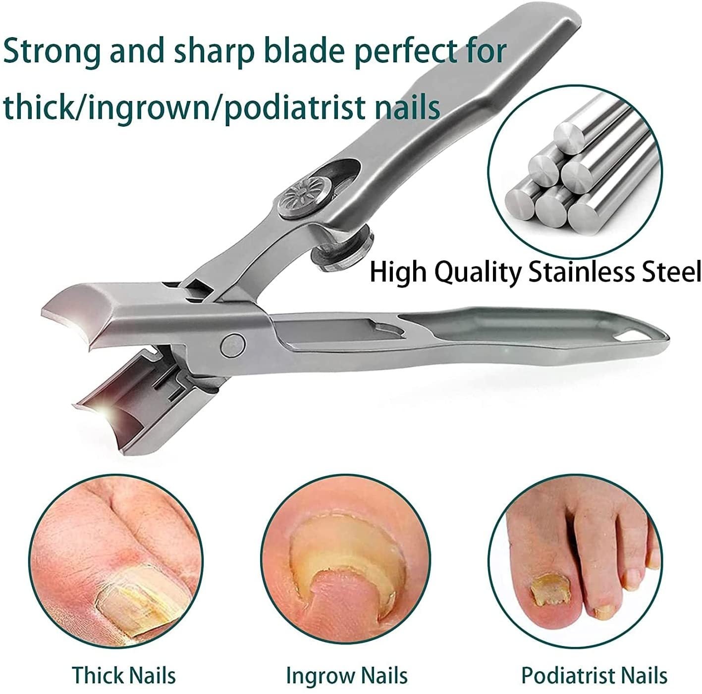 Beauté Secrets Large Nail Clipper with Catcher, No Mess Anti Splash Fingernail  Toenail Clipper, Sharp and Heavy Duty Nail Cutter for Men and Women Pink :  Amazon.in: Beauty