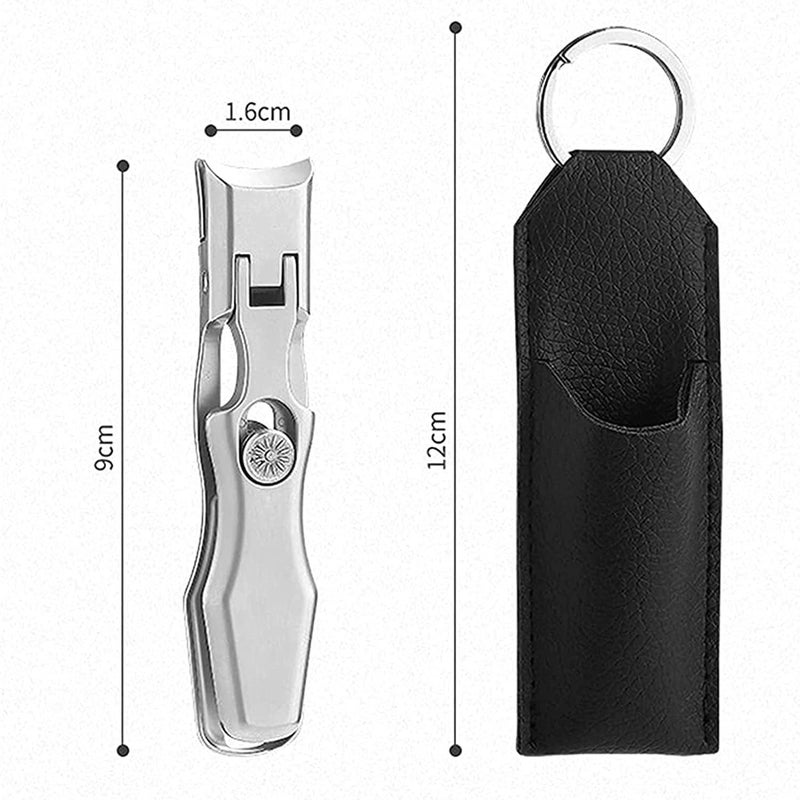 Buy Nail Clippers for Thick Nails with Catcher -Wide Jaw Opening No Splash  Stainless Steel Fingernail Clippers with Safety Lock -Men Women Adult  Seniors - MyDeal
