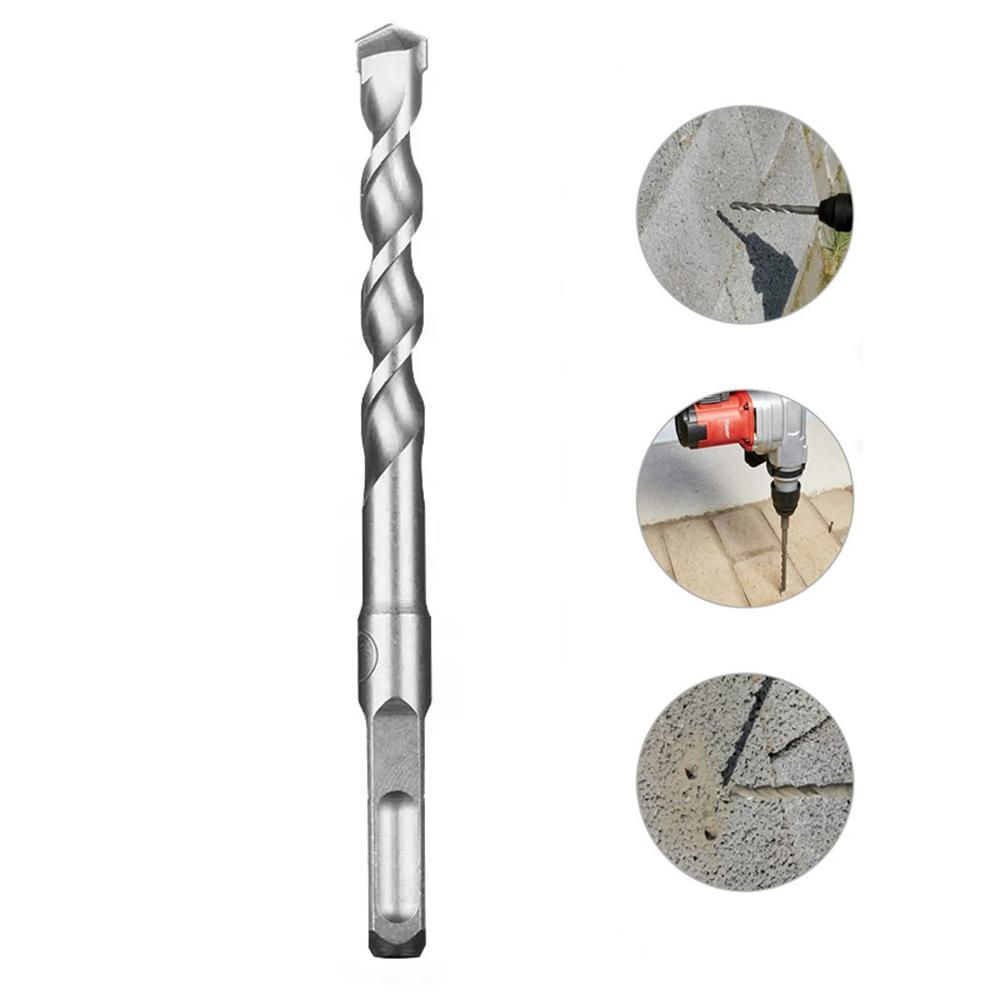 Four Pit Drill Bits 6mm 8mm Rotary Hammer Bit 200mm Long
