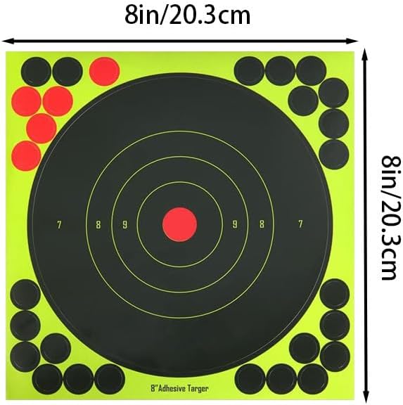 Buy Splatter Shooting Target Stickers Self Adhesive Reactive Paper ...