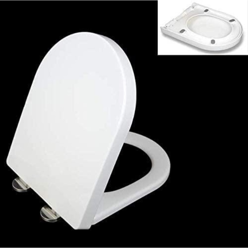 Buy Thick Toilet Seat Soft Close Luxury White Heavy Duty Quick Release