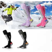 Winter Ski Socks Men Women Hiking Sport Snow compression Unisex Cotton Long Snowboard Sock Foot Moist Control Travel Running AU