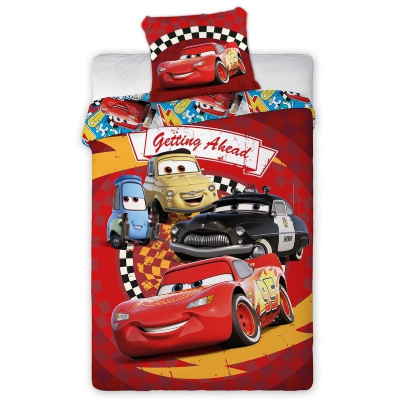 Buy Cars Lightning McQueen Getting Ahead Quilt Cover Set MyDeal