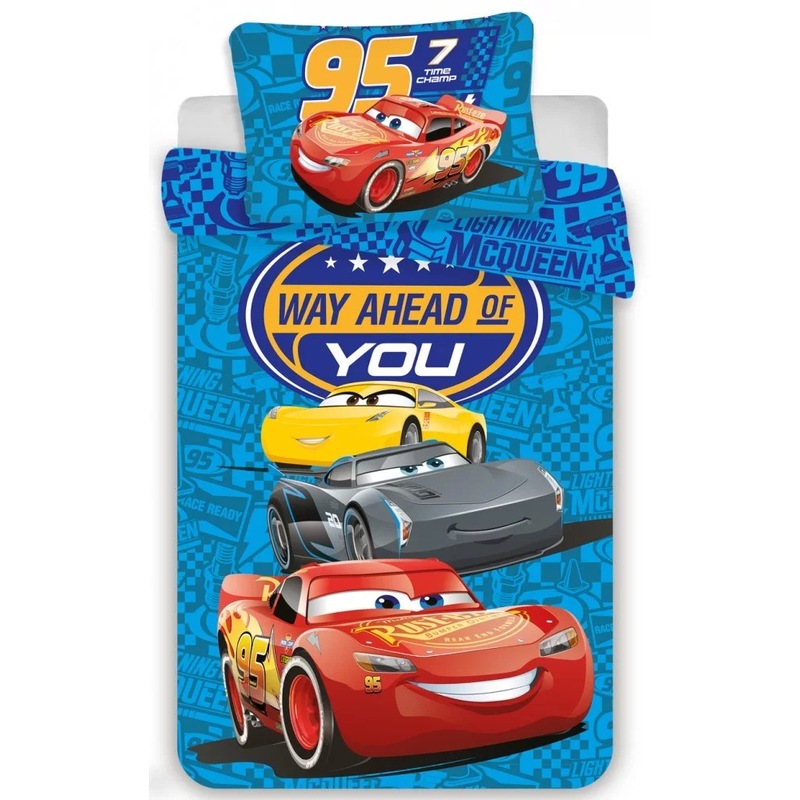 Buy Disney Cars Way Ahead Lightning McQueen Quilt Cover Set Toddler