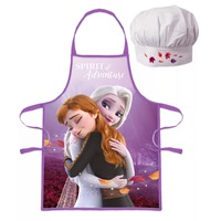 Disney Frozen Spirit Kids Apron and Chef Hat Set