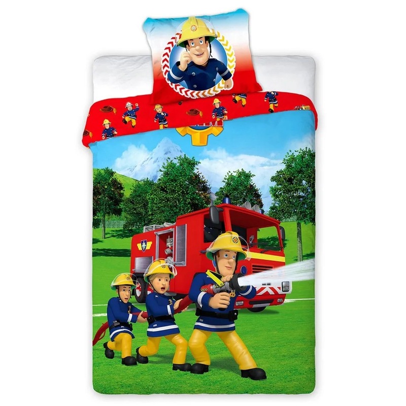 Buy Fireman Sam Water Single Bed Duvet Cover Set MyDeal
