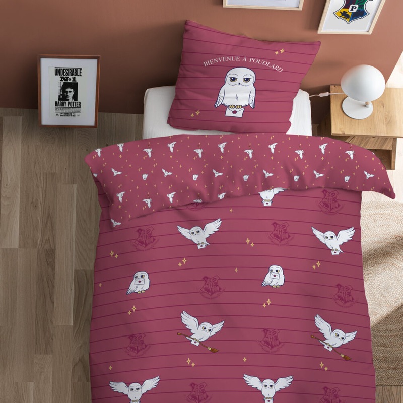 Buy Harry Potter Hedwig Single Bed Quilt Cover Set Flannel MyDeal