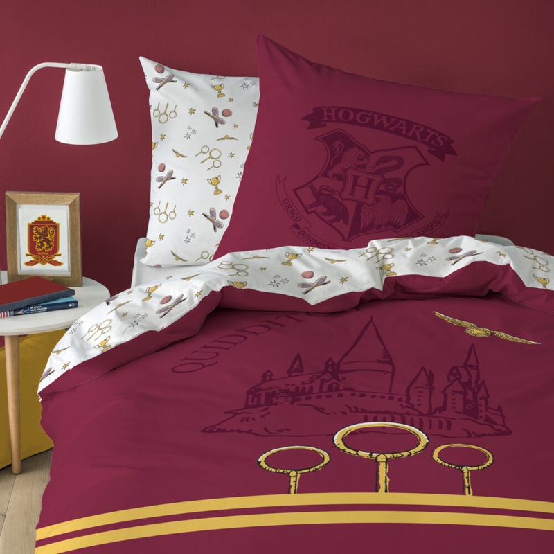 Buy Harry Potter Quidditch Single Bed Quilt Cover Set - MyDeal