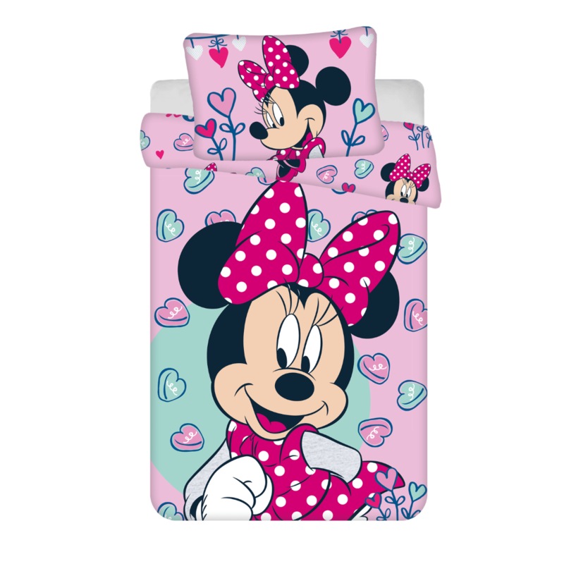Buy Disney Minnie Mouse Quilt Cover Set for Baby or Toddler Bed MyDeal