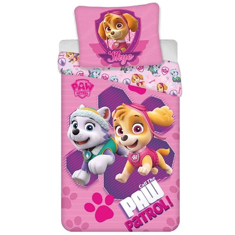 Buy Paw Patrol Skye Everest Quilt Cover Set Single Bed MyDeal
