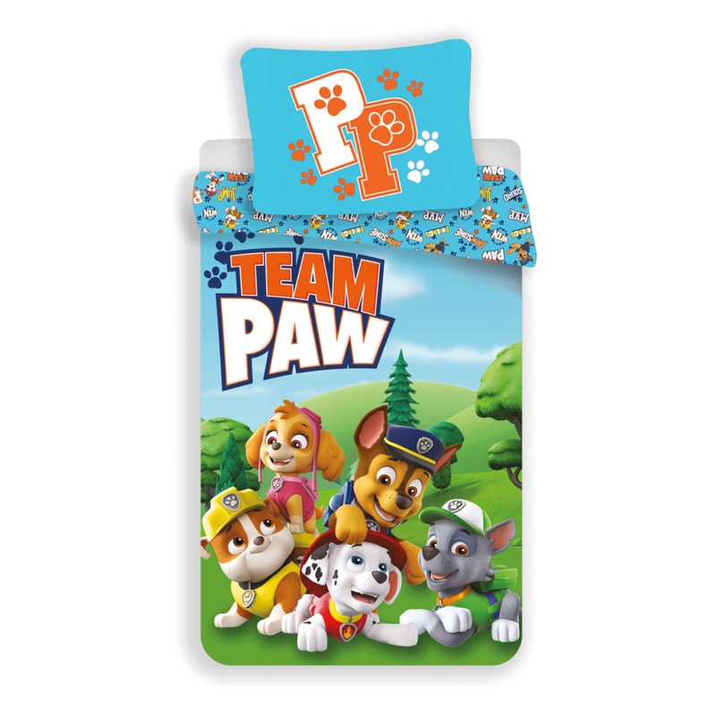 Buy Paw Patrol Team Paw Single Bed Quilt Cover Set MyDeal