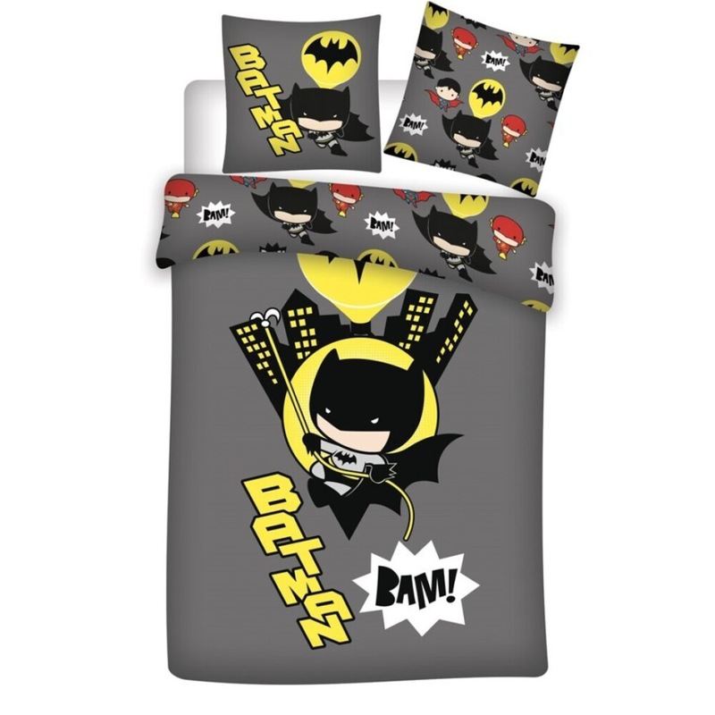Buy The Batman Bam Single Bed Duvet Cover Set Polyester MyDeal