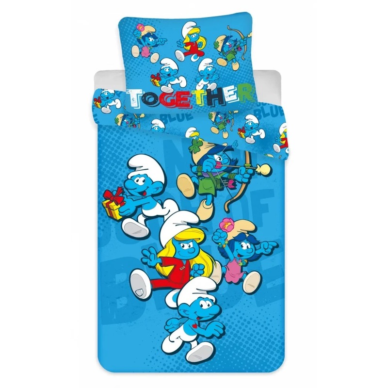 Buy The Smurfs Baby Toddler Duvet Cover Set MyDeal