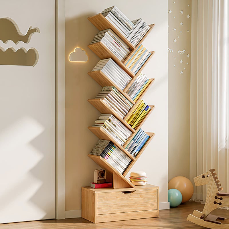 Buy Comfia 12-Tier Tree Bookshelf Tall Floor Standing Book Shelf  Tree-Shaped Bookcase White White 34x20x138cm - MyDeal