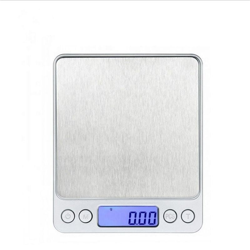 Buy Digital Scales Kitchen Scale LCD Food Stainless Steel Battery 500g