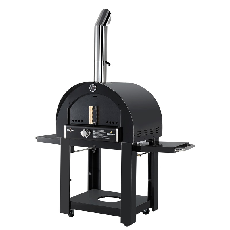 Buy Grill King Gas Pizza Oven Outdoor In Black Stainless Steel Pizza