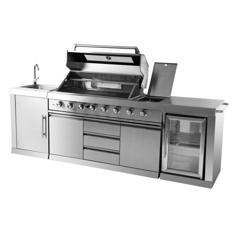 Buy Hurricane 6 Burner Outdoor Kitchen BBQ Package High Grade 304