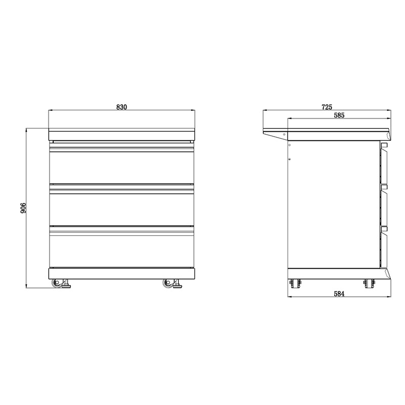Buy Kingsley 6Burner Outdoor BBQ Kitchen + 21” Smoker Module Black