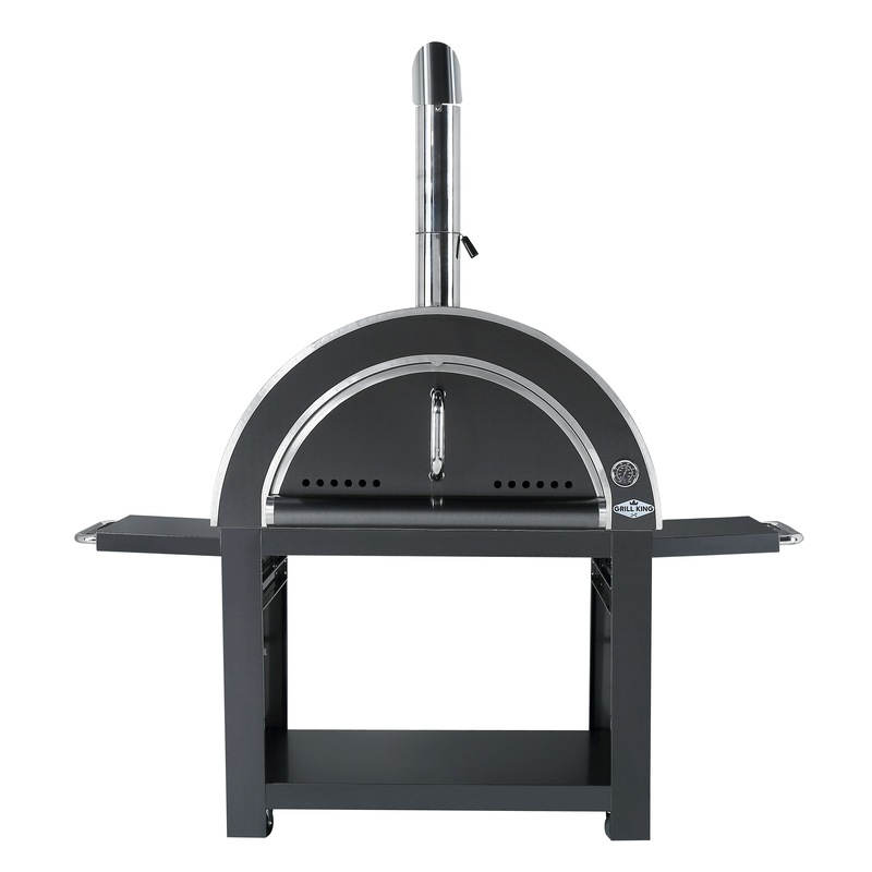 Buy Kingsley 6Burner Outdoor BBQ Kitchen Black Stainless Steel, Stone