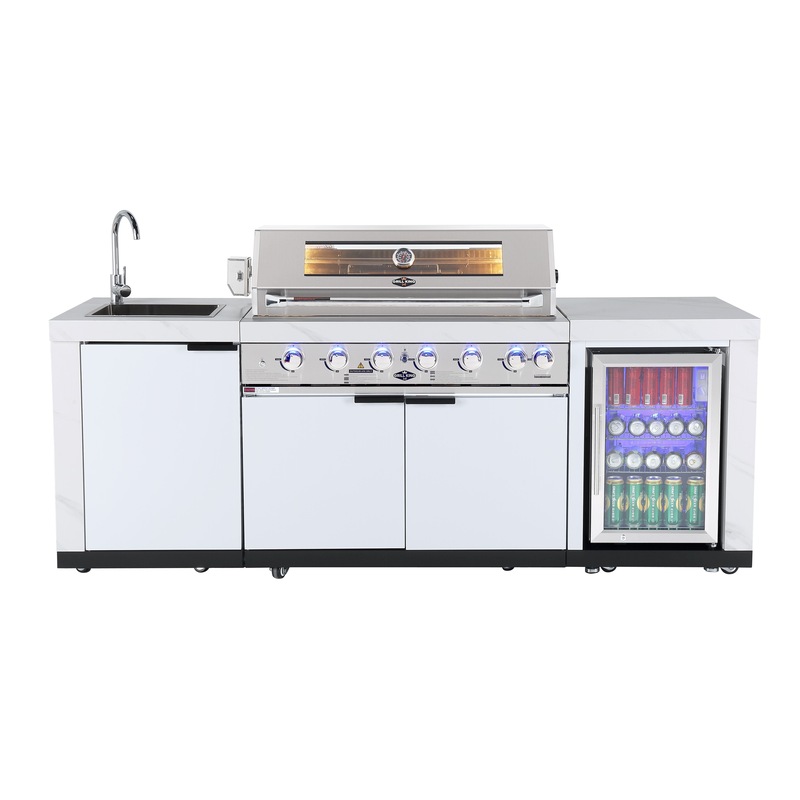 Buy Rockpool 6B Designer Outdoor BBQ Kitchen Package Inc Fridge & Sink