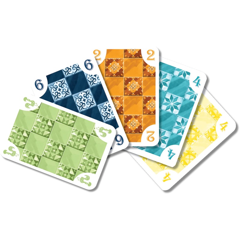 5211 Azul Edition Card Game - Fast-Paced Fun with Azul-Inspired Artwork, Strategy Game, Fun Family Game for Kids and Adults, Ages 8+, 2-5 Players, 20-30 Minute Playtime, Made by Plan B Games 5211 Azul Edition Card Game - Fast-Paced Fun with Azul-Inspired Artwork, Strategy Game, Fun Family Game for Kids and Adults, Ages 8+, 2-5 Players, 20-30 Minute Playtime, Made by Plan B Games