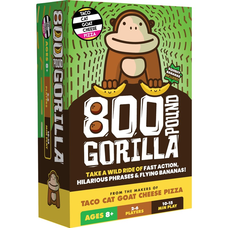 800 Pound Gorilla Board Game by Taco Cat Goat Cheese Pizza - Fun Family Card Game for Kids and Adults – Great for Family Game Night, Birthday Gift for Kids 8+ - Easy, 15 min, 2-6 Players