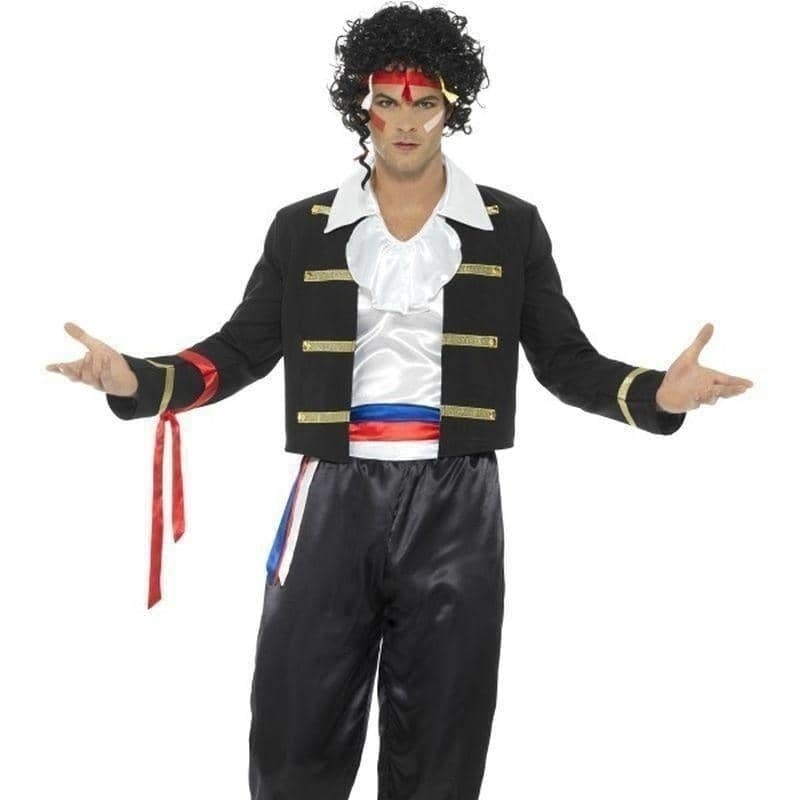 80s New Romantic Costume Adult Black 80s New Romantic Costume Adult Black