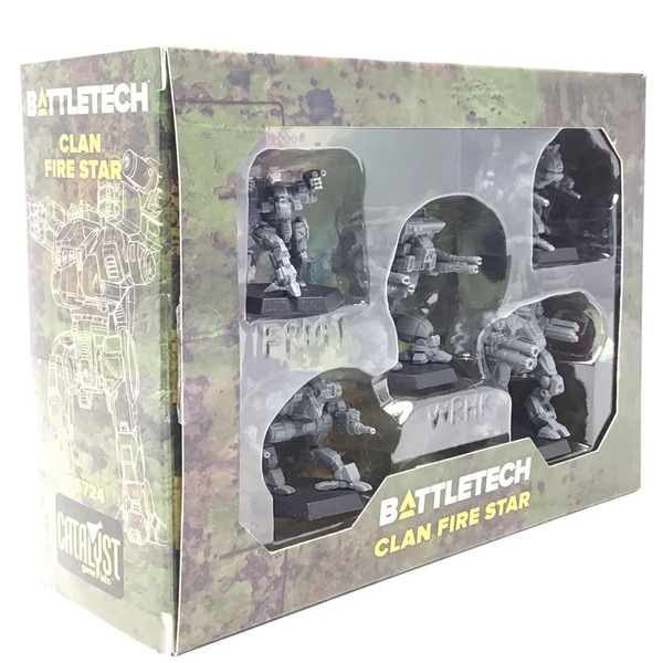 Buy BattleTech Mini Force Pack: Clan Fire Star - MyDeal Australia