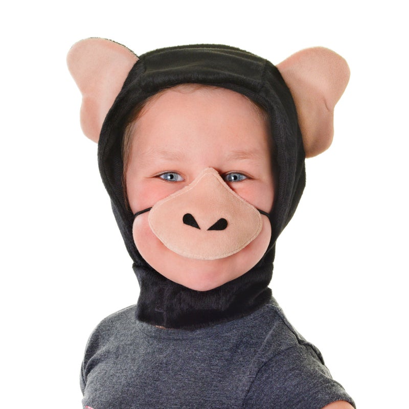 Buy Chimpanzee Disguise Set Hood + Nose Instant Disguises Unisex - MyDeal